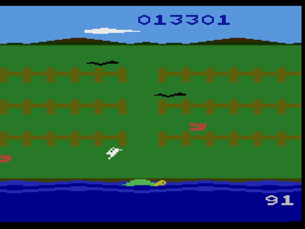 Gameplay of Rabbit Transit for Atari 2600
